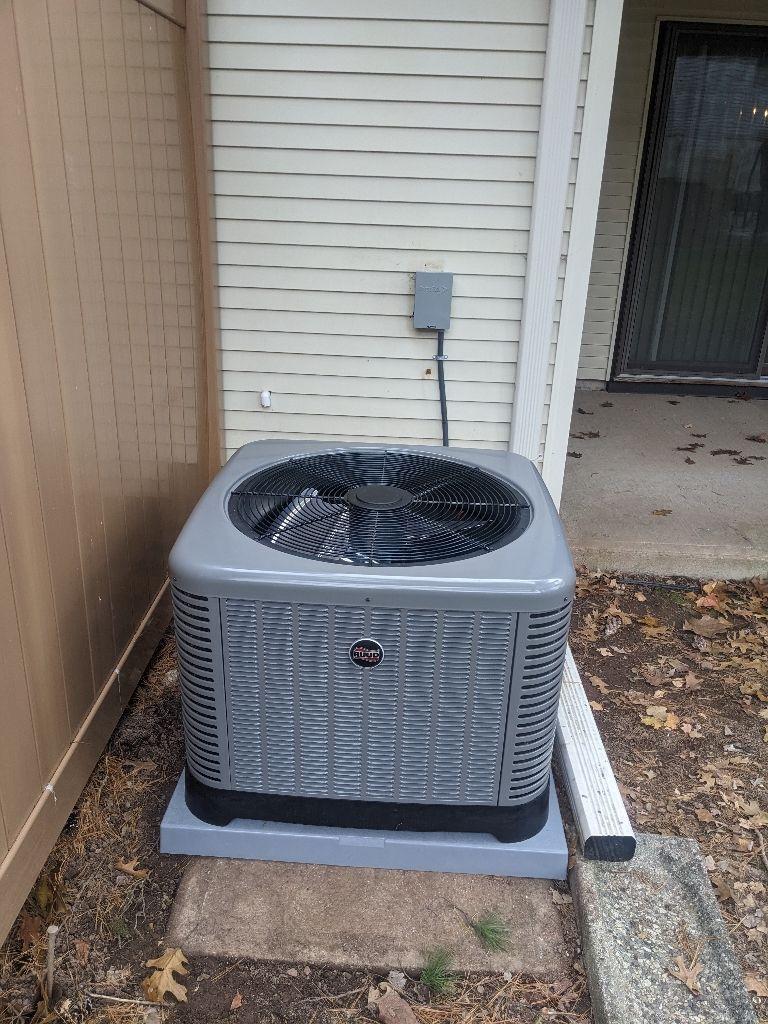 New furnace and air conditioning Installation